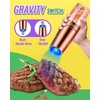 Rongyuxuan Electri Gravity Salt and Pepper Grinder Set, Ceramic Rotor,