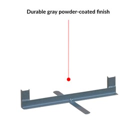 Birchwood Casey 18" Steel Folding Target Stand for Shooting - Durable Powder-Coated Metal Target Base Stand with 4 Stake Holes