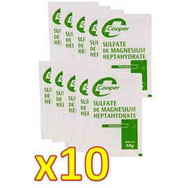 Cooper - Magnesiumsulfat Heptahydrat in Pulverform Bittersalz, Cooper – 30 g – 10 Beutel