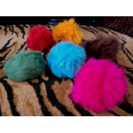 CA&T Cat Kitten TOY Colorful Fur Balls 6 Pack Various ColorsCat Kitten TOY...