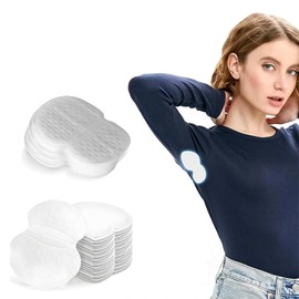 100 Pcs underarm sweat-absorbing pads, with super sweat-absorbing and deodorizing properties, strong adhesion and invisible design, suitable for work, gyms and daily use, for both women and men