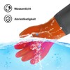 thirei Pond Gloves, Extra Long Waterproof Rubber Gloves, Made of