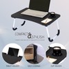 3-Pack Foldable Laptop Table, Breakfast Serving Bed Tray, Lap Desk