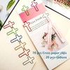 Cross Paper Clips with Ribbons and Pen Clips, Bible Study