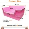 Large Rabbit Litter Box, Small Animal Potty Trainer Rabbit Toilet