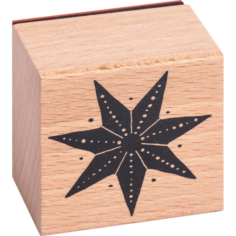 Heyda Stamp Set Christmas Motifs Various Sizes 10-11 Pieces Stars