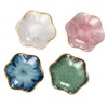 UNICASA Ceramic Lotus Jewelry Dish Set of 4, Decorative Jewelry