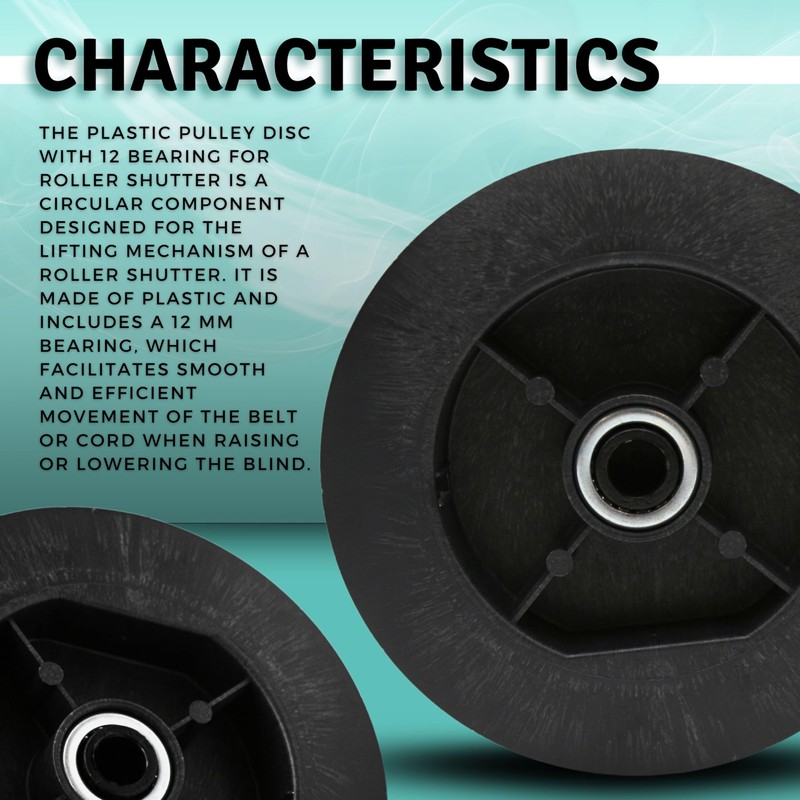 DOJA Barcelona Roller shutter belt pulley bearing 12 | webbing
