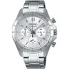 Seiko SBTR009 Men's 1/5 Second Chronograph Quartz Wristwatch, Silver, Silver