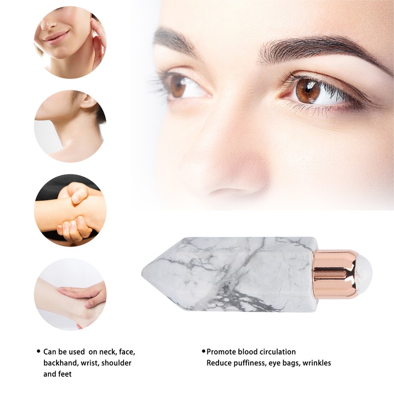Facial Massage Roller Hexagonal Prism Shape Essential Oil Bottle Scraping
