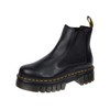 Dr. Martens Women's Audrick Leather Platform Chelsea Boots Combat, Black