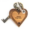 Mr. & Mrs. Panda Usedom Key Fob Gift Wooden Key