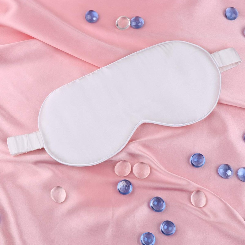 Artibetter Sleep Silk Sleep Comfortable Blindfold Eyeshade Satin Eye Covers