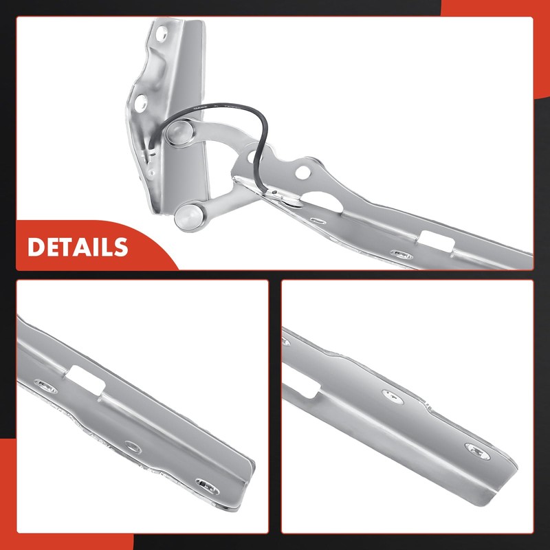 A-Premium Front Driver and Passenger Hood Hinges Compatible with Dodge