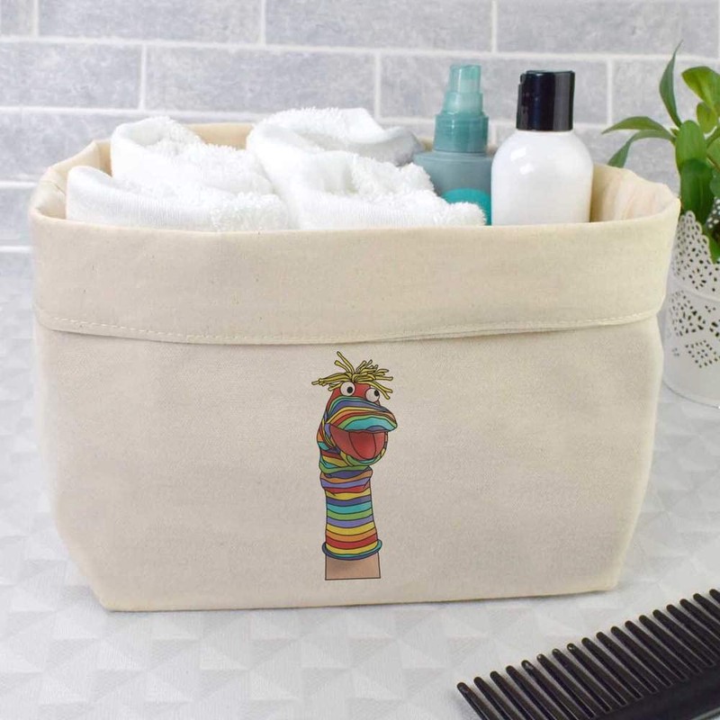 Azeeda Large 'Sock Puppet' Canvas Organiser/Storage Bag (OR00023130)