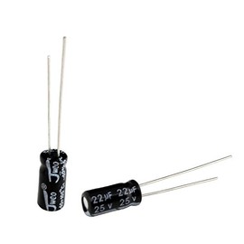 [10 pieces] Electrolytic Capacitors 25V 22uF 5x11 [JWCO]