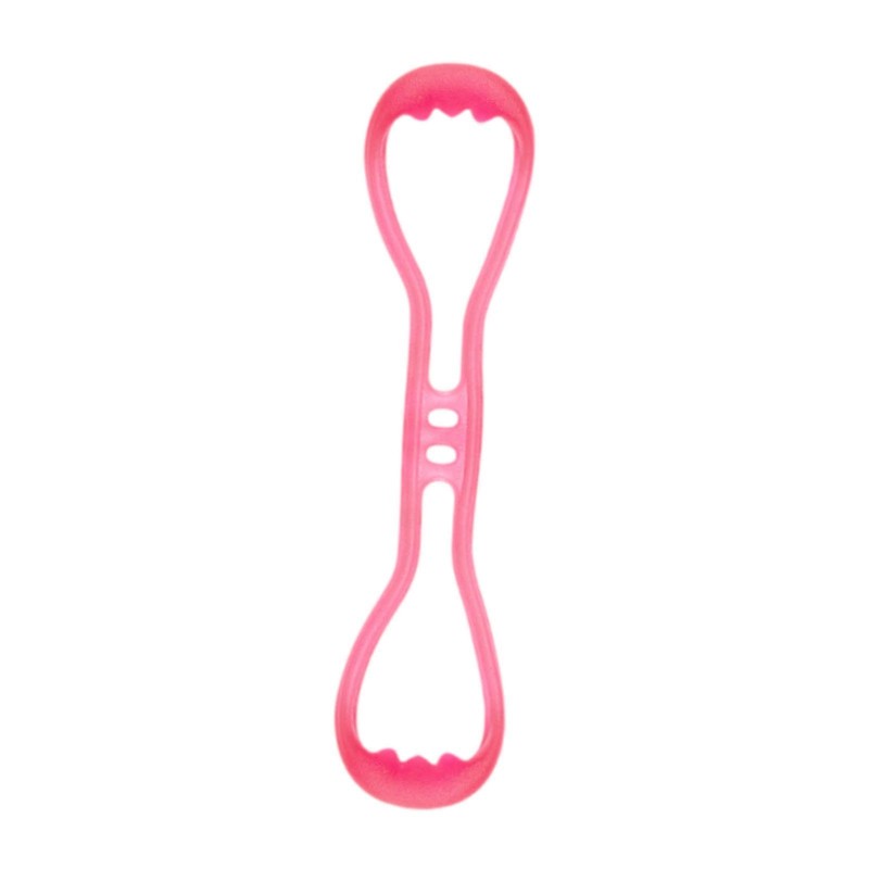 perfeclan Abbildung 8 Widerstandsband-Stretcher, tragbares Stretching-Workout-Übungs-elastisches Seil-Stretchband für Fitnessstudio-Pilates, Rosa