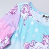 American Doll & Girl Matching Dresses Star Unicorn Outfits, Size