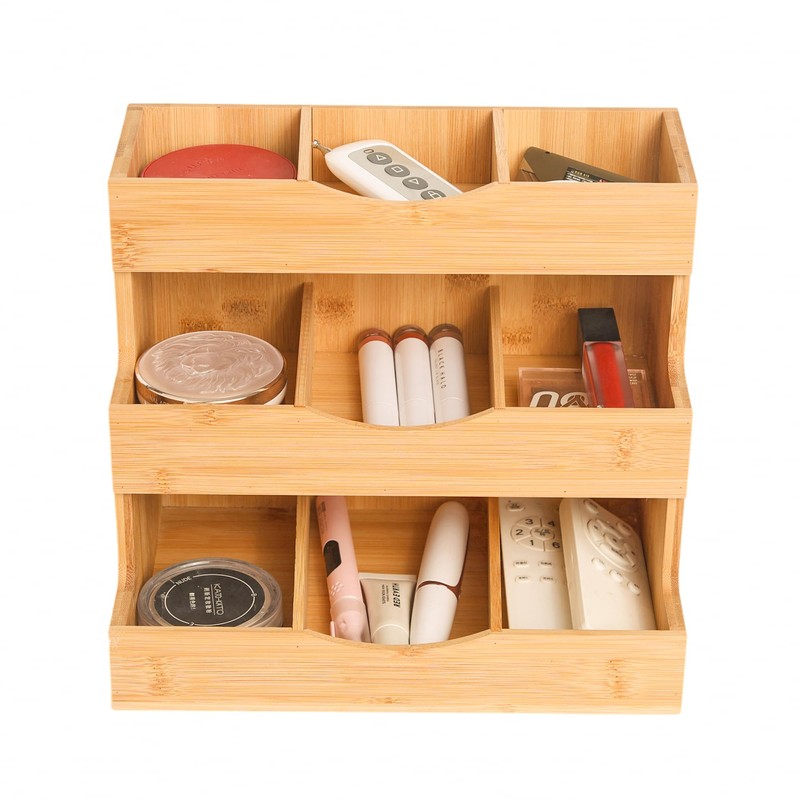 Ninebendstreams Wooden Tea Bag Organizer with Compartments