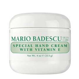 Mario Badescu Special Hand Cream with Vitamin E for Men and Women, Non-Greasy, Light and Fast-Absorbing Hand Cream for Dry Cracked Hands, Ideal for All Skin Types, 4 Oz