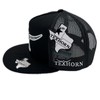TEXHORN CAP Style: NAVA Black cap with Mexico map in
