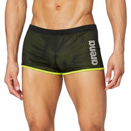 Arena Men's Square Cut Drag Suit Board Shorts, Black, S UK
