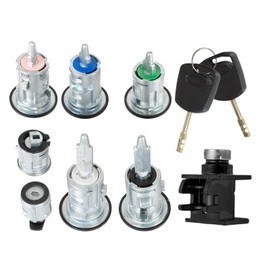 Zreneyfex Front Right Door Lock with 2 Keys Car Kit Replacement for Ford Transit Connect Bonnet Lock Replaces 4425134