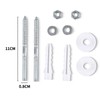 2 Set Wall-Mount Sink Fixing Screws,Sink Installation Hardware for Bathroom