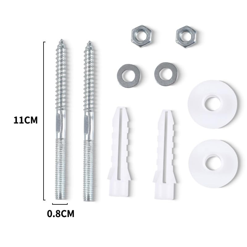 2 Set Wall-Mount Sink Fixing Screws,Sink Installation Hardware for Bathroom