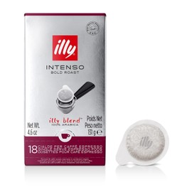 illy E.S.E. Coffee - Single-Serve Capsules & Pods - Intenso Dark Roast - Notes Of Cocoa & Dried Fruit - For E.S.E Machines - Extraordinary Aroma & Body – 18 Count