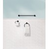 Moen DN8486BL Preston Towel Ring, Matte Black