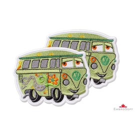 Cars Fillmore Cartoon Film Embroidered Patch Iron On (3.9" x 3")