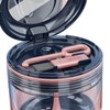 Mouth Guard Case Storage Box Good Sealing with Brush Mirror