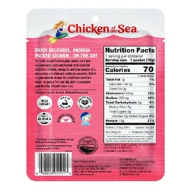Chicken of the Sea (12 Pack) Chicken of the Sea Wild Caught Alaskan Pink Salmon in Water, 2.5 Ounce