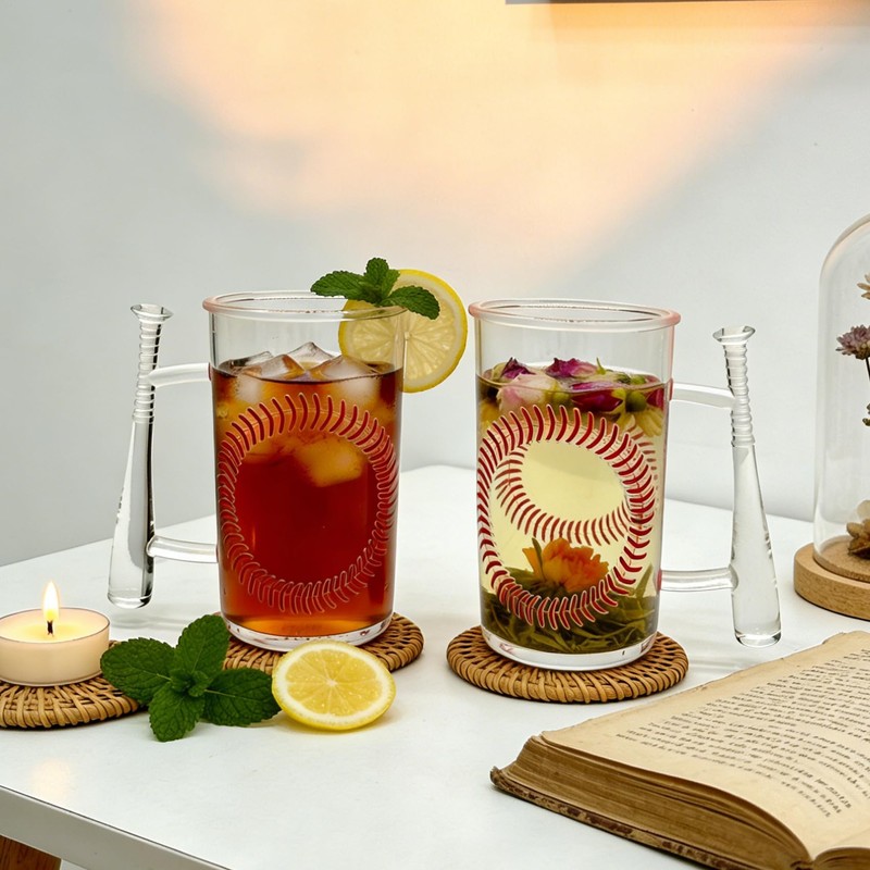 17oz Acrylic Mug with Handle,Baseball Gifts for Men, Beer Cup
