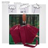 Kelinter® Wooden Handle Windproof Folding Umbrella with Auto Open and