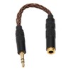 4.4mm Balanced Female to 3.5mm Stereo Male Adapter Cable Gold