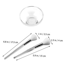 SAFIGLE 1Set Maker Brush Wash Tool for Deep Cleansing Durable Salon Supplies for Home Use Includes Foaming Brush and Bowl for Fine Creation