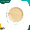ECO SOUL 100% Compostable 15cm(6") Round Palm Leaf Plates (Pack