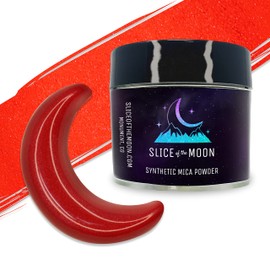 True Red Mica Powder | Skin Safe, Fine Pigment Powder for Epoxy Resin, Body Butter, Lip Gloss, Candle Color Dye, Soap Colorant & Slime Pigment Dust — 0.42oz (12g)