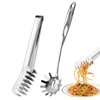 Pack of 2 Spaghetti Servers and Pasta Tongs Stainless Steel