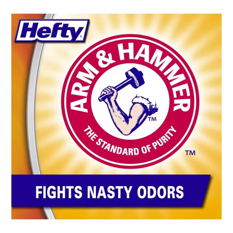 Hefty Small Garbage Bags, Lavender & Sweet Vanilla Scent, 4