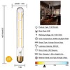 YFXRLIGHT Dimmable T10 Edison Led Long Tubular Bulb 4000k Daylight