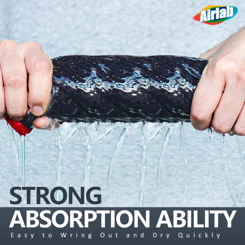 Airlab Microfiber Cleaning Cloths Waffle Weave Kitchen Towels Lint Free