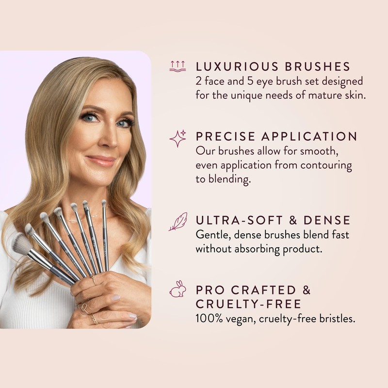 BK BEAUTY BRUSHES - ANGIE HOT & FLASHY Brush Set