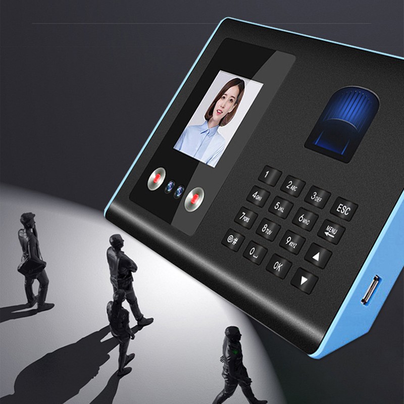 Attendance Machine Biometric Face Fingerprint Password Check In Machine Time
