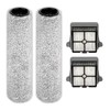 【Version 2, Detachable】(4 Pack) S7 Pro Brush Rollers and HEPA