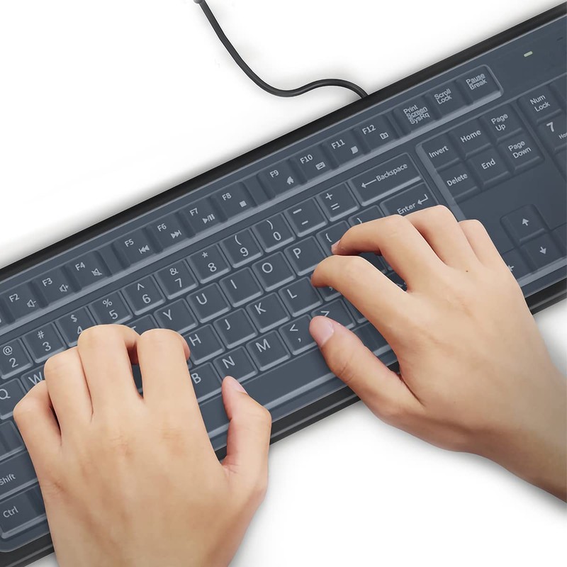 (2 Pack) Universal Clear Anti-Dust Keyboard Skin Protector Cover for