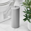 iDesign Freestanding Bathroom Toilet Paper Storage Holder with Lid for