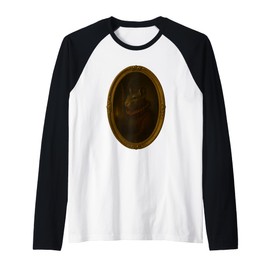 Renaissance Degu Portrait Vintage Art Raglan Baseball Tee
